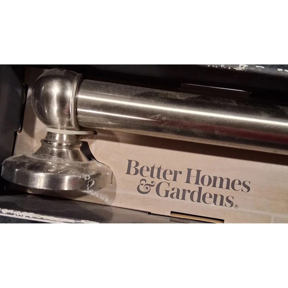 Better Homes & Gardens Safford 16 Inch Grab Bar Satin Nickel ADA 500lb